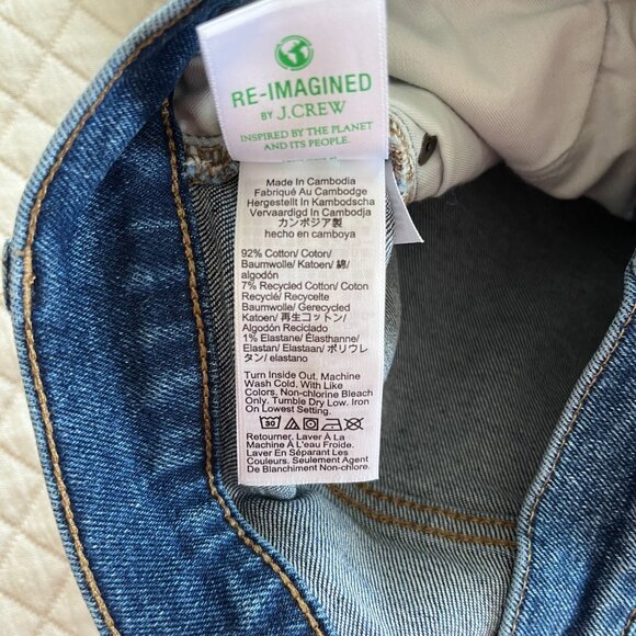 J.Crew High-Rise Essential Straight Jeans Button Fly Medium Wash Women’s 28 - Picture 8 of 8